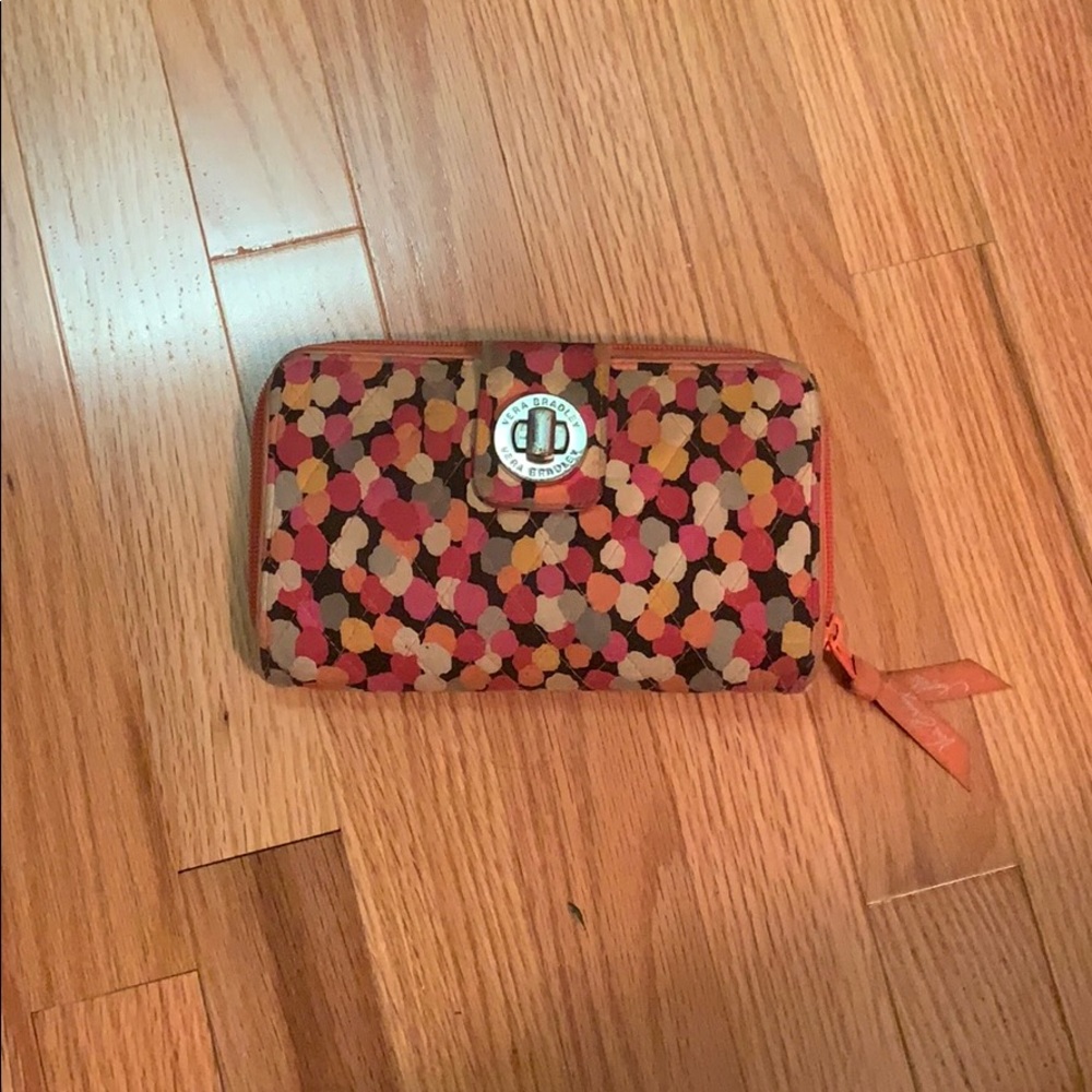 Vera Bradley turnlock wallet